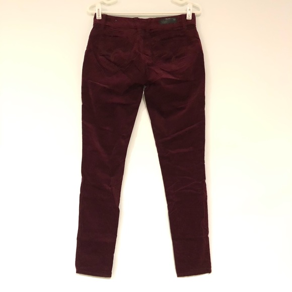 YMI red/burgundy corduroy skinny jeans - Picture 7 of 7